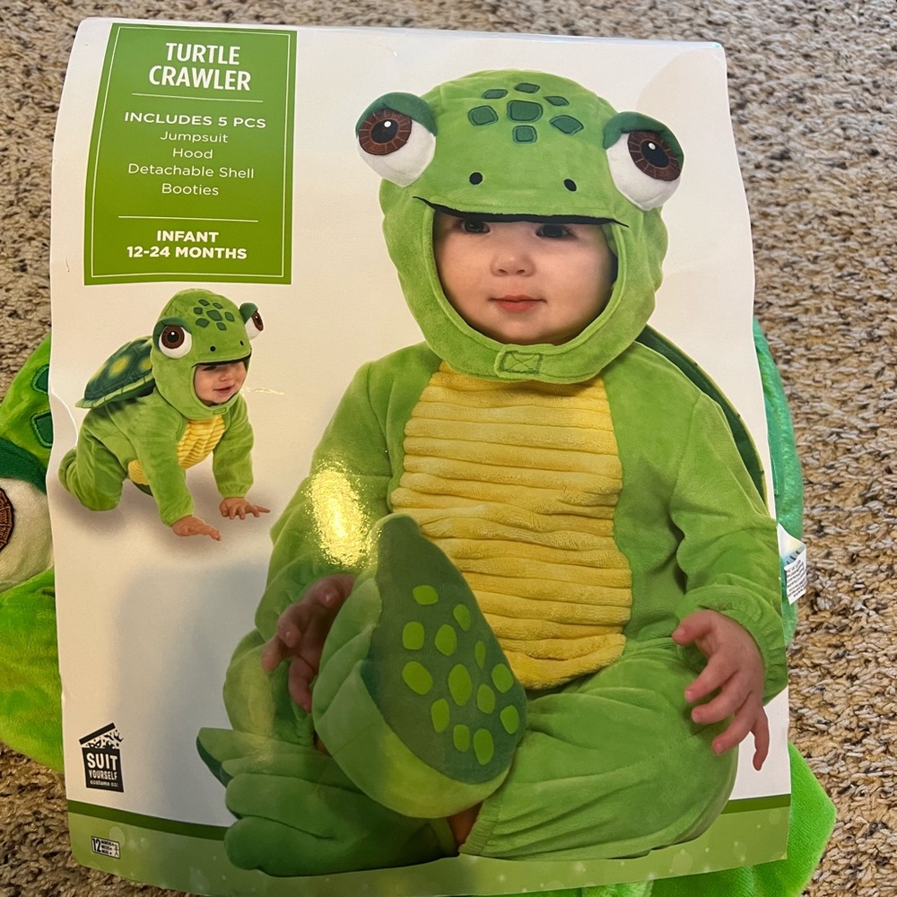 Infant 12-24months turtle Halloween costume